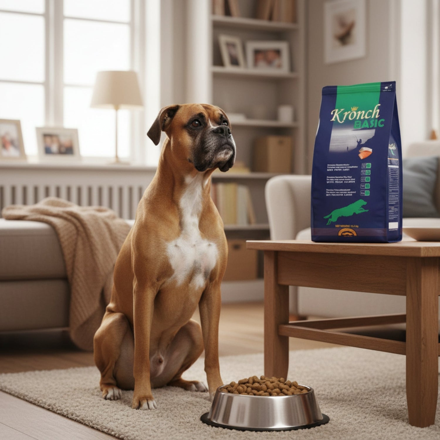 Henne Pet Food Kronch Basic - Premium Trockenfutter für Hunde mit normalem Energiebedarf - Woofshack