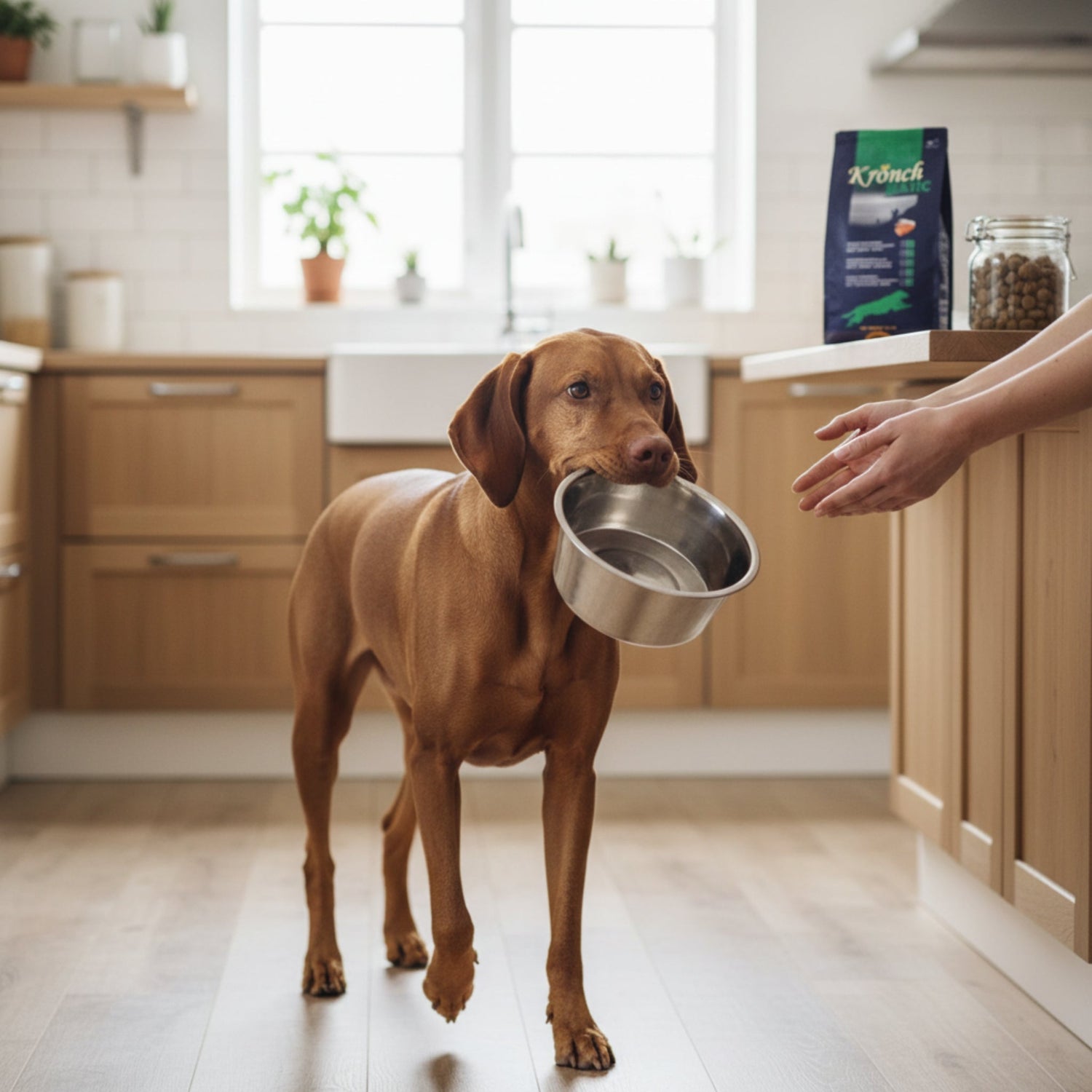 Henne Pet Food Kronch Basic - Premium Trockenfutter für Hunde mit normalem Energiebedarf - Woofshack