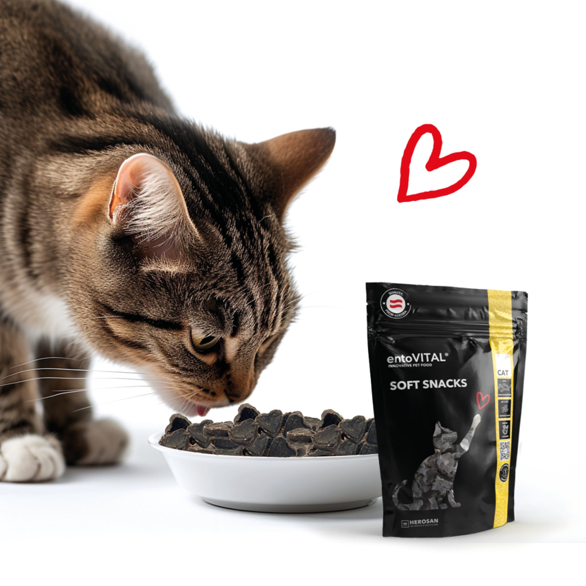 HEROSAN entoVITAL Cat Soft Snacks für Katzen - Woofshack