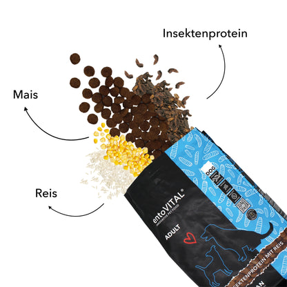 HEROSAN entoVITAL Dog Adult, Hunde Trockenfutter - Woofshack
