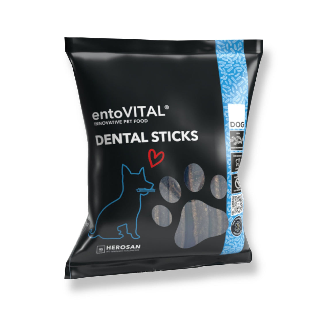 HEROSAN entoVITAL Dog Dental Sticks, Hundesnack - Woofshack