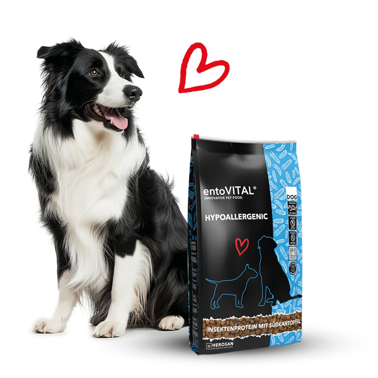 HEROSAN entoVITAL Dog Hypoallergenic, Hunde Trockenfutter