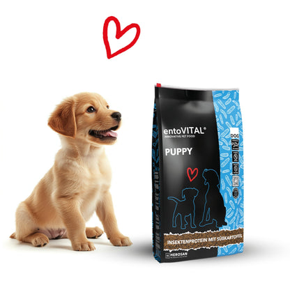 HEROSAN entoVITAL Dog Puppy, Welpen Trockenfutter - Woofshack