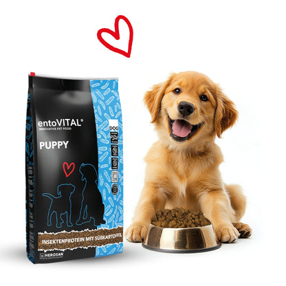 HEROSAN entoVITAL Dog Puppy, Welpen Trockenfutter - Woofshack