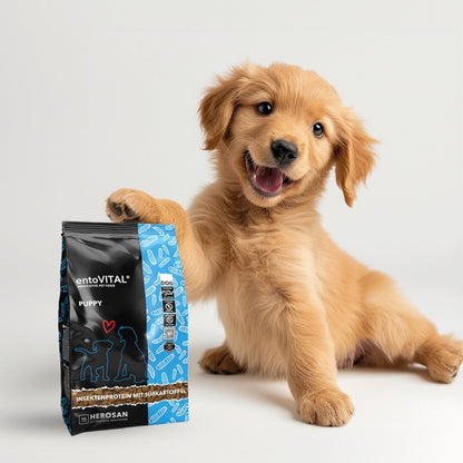 HEROSAN entoVITAL Dog Puppy, Welpen Trockenfutter - Woofshack