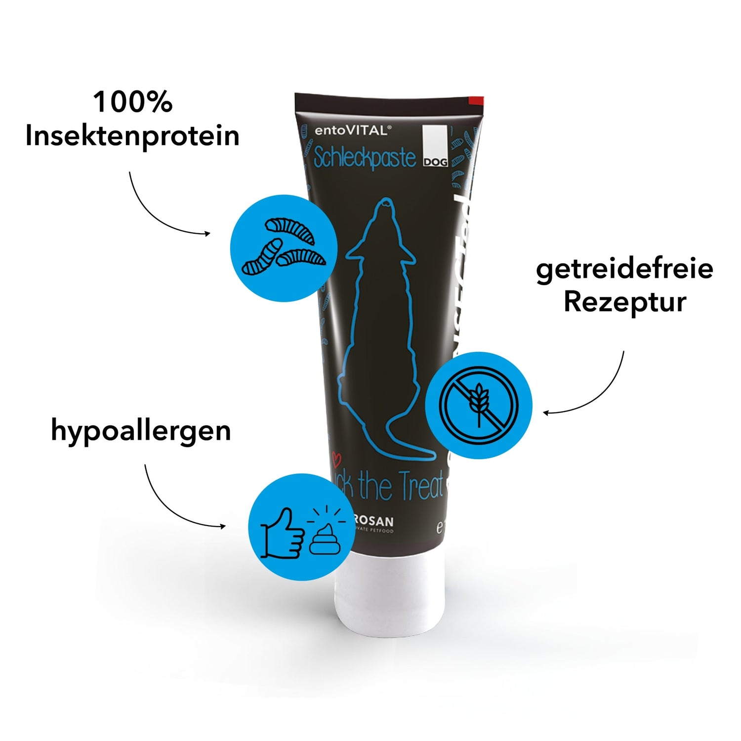 HEROSAN entoVITAL Dog Schleckpaste, Hundesnack - Woofshack