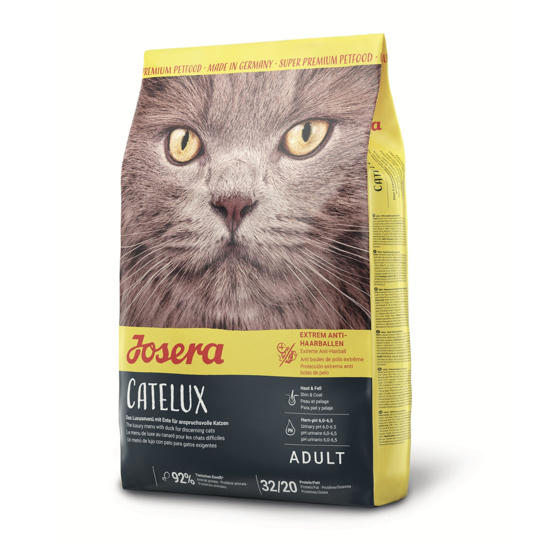 Josera Adult Catelux Anti - Haarballen, Katzen Trockenfutter - Woofshack