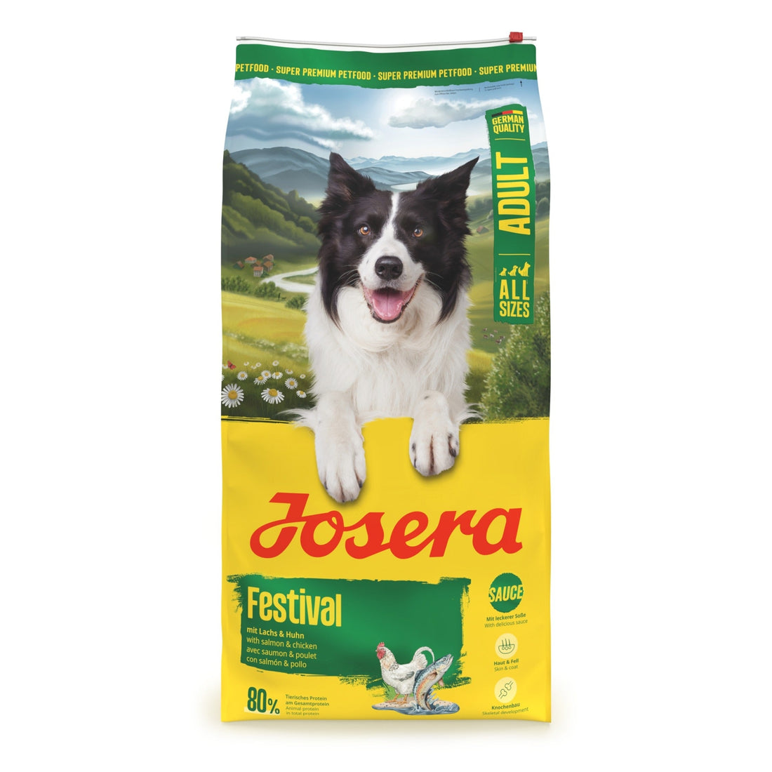 Josera Adult Festival Huhn &amp; Lachs, Hunde Trockenfutter - Woofshack