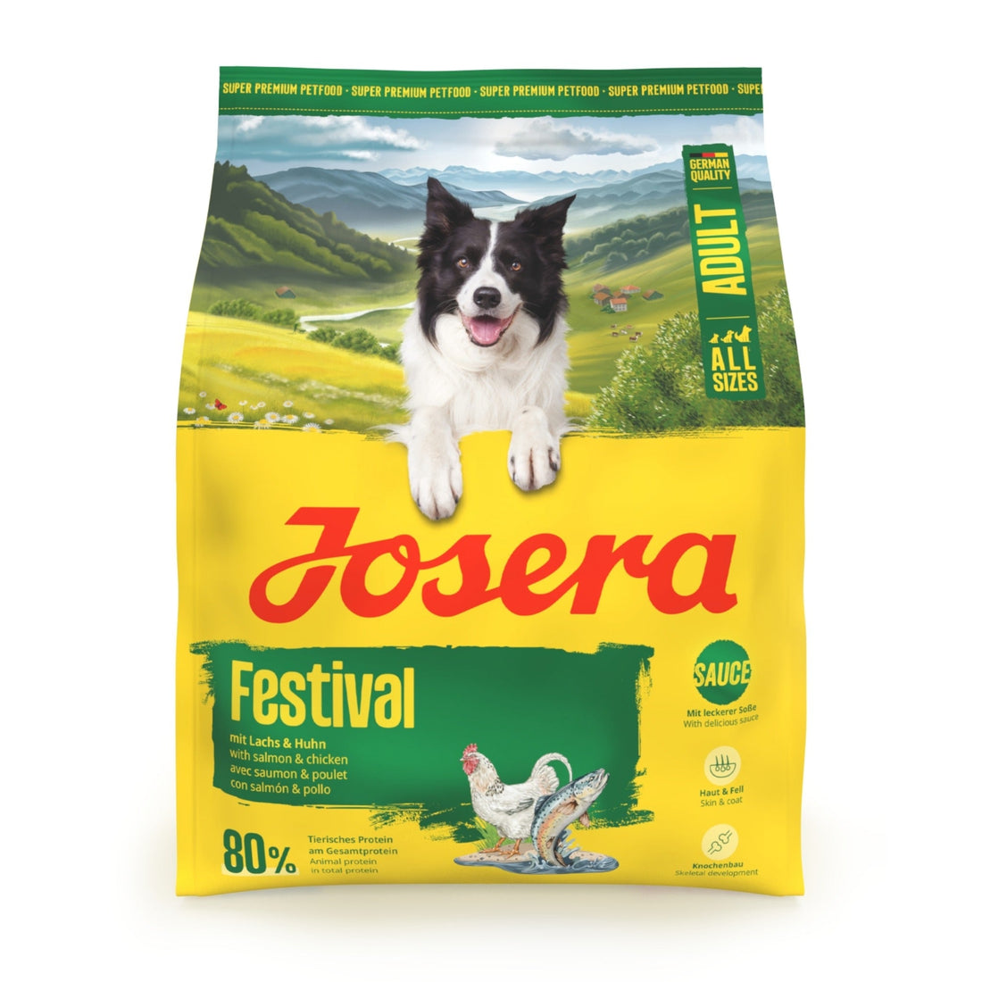 Josera Adult Festival Huhn &amp; Lachs, Hunde Trockenfutter - Woofshack