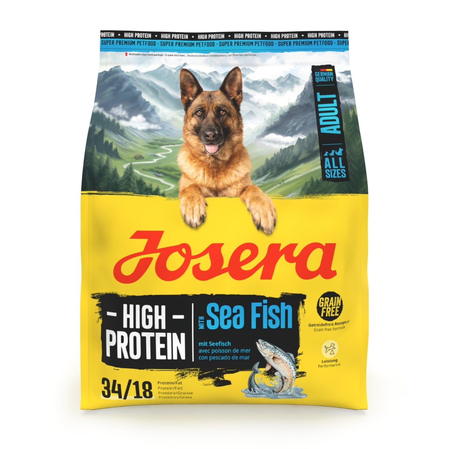Josera Adult High Protein Sea Fish, Hunde Trockenfutter - Woofshack