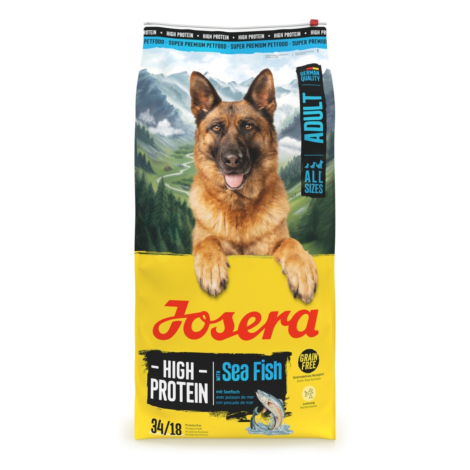 Josera Adult High Protein Sea Fish, Hunde Trockenfutter - Woofshack