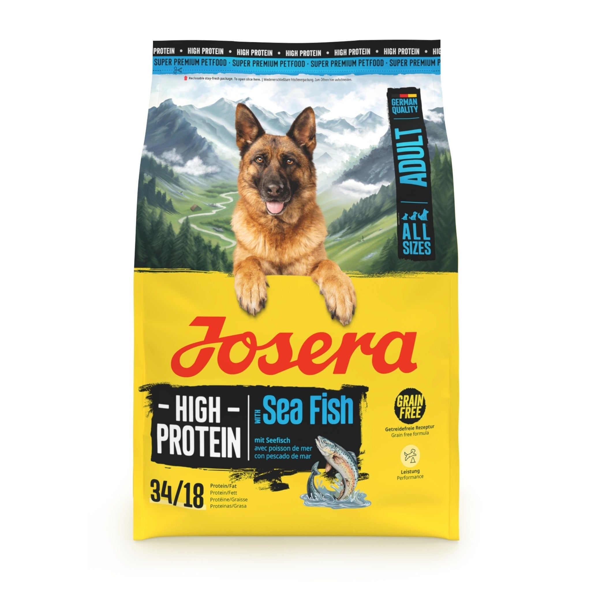Josera Adult High Protein Sea Fish, Hunde Trockenfutter - Woofshack