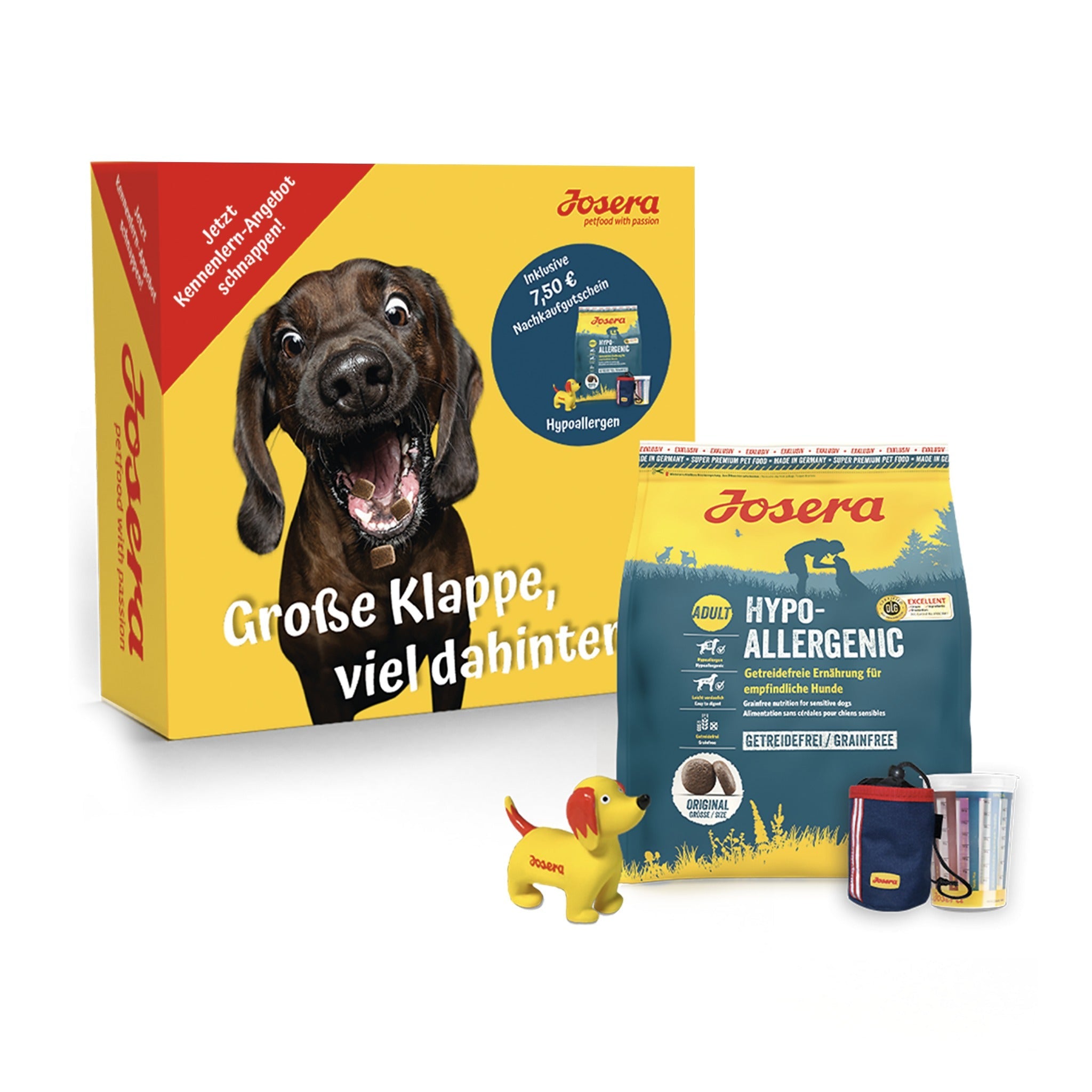 Josera Adult Hypoallergenic Probierpaket, Hunde Trockenfutter - Woofshack