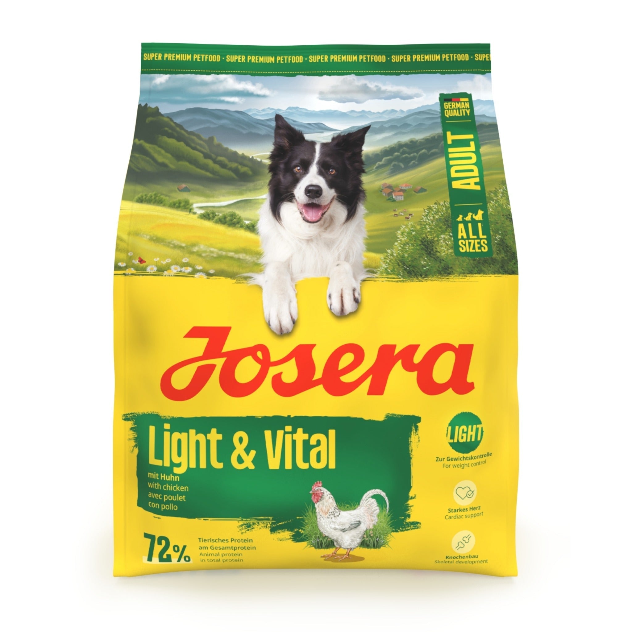 Josera Adult Light &amp; Vital mit Huhn, Hunde Trockenfutter - Woofshack