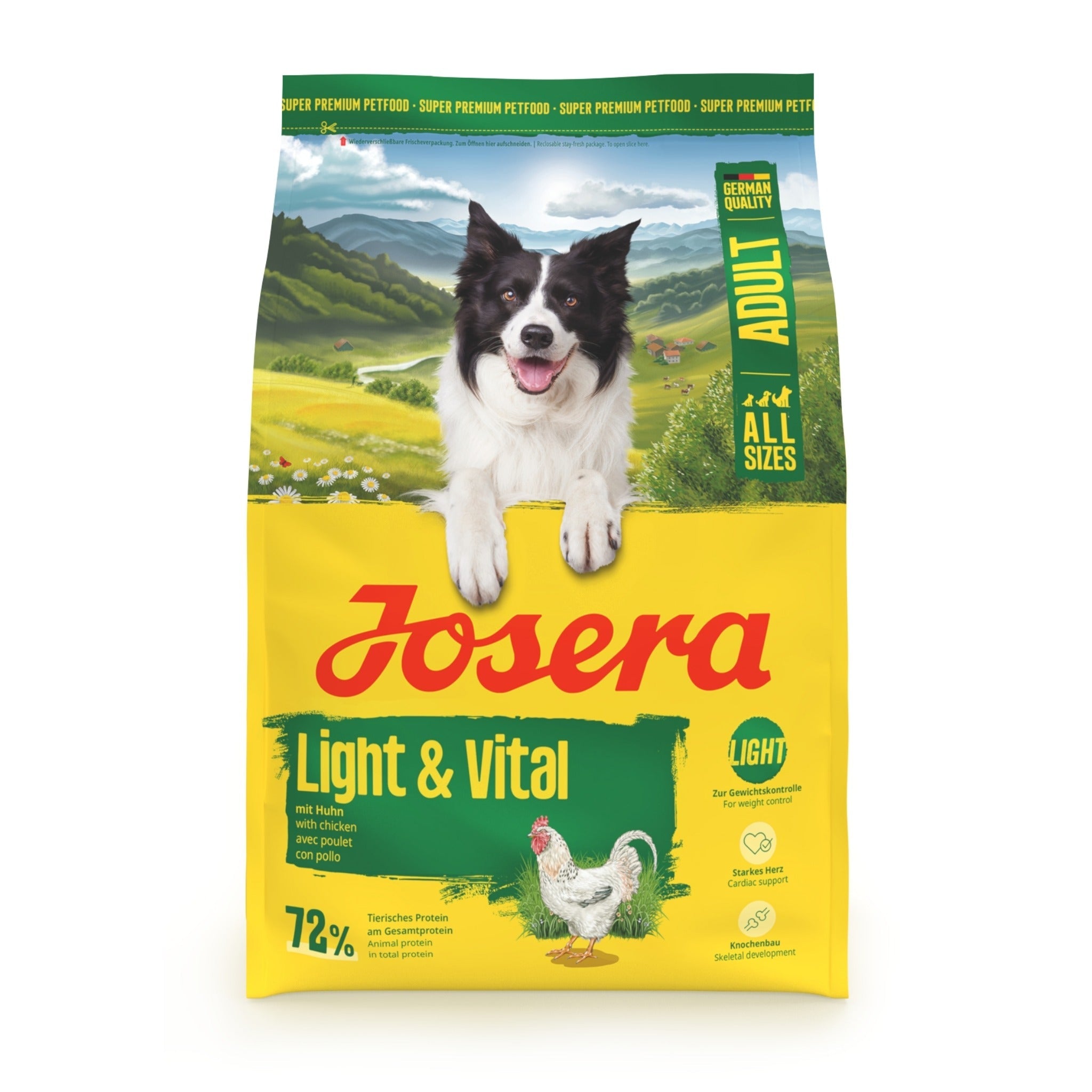 Josera Adult Light &amp; Vital mit Huhn, Hunde Trockenfutter - Woofshack