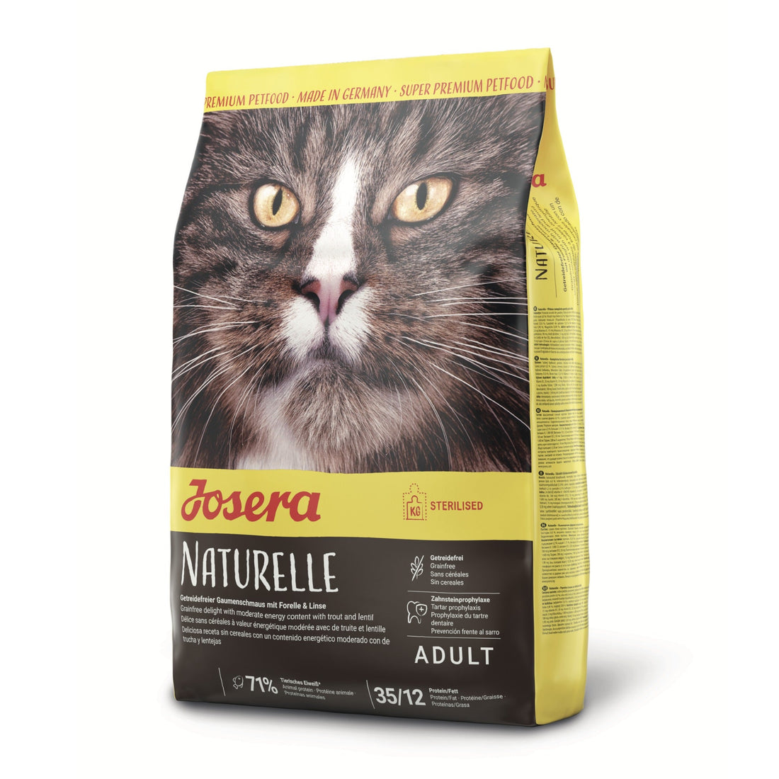 Josera Adult Naturelle Sterilised, Katzen Trockenfutter - Woofshack