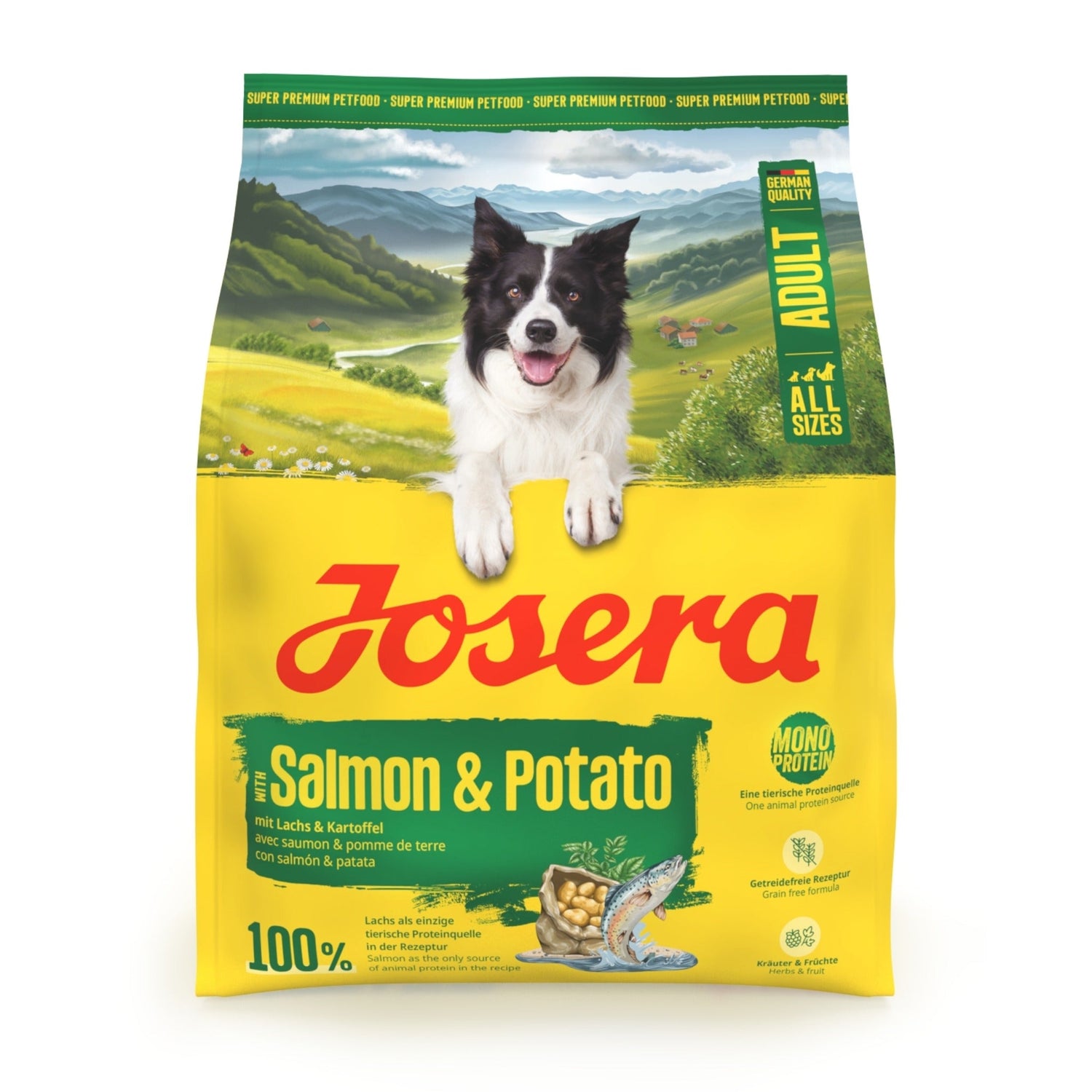 Josera Adult Salmon &amp; Potato Monoprotein, Hunde Trockenfutter - Woofshack