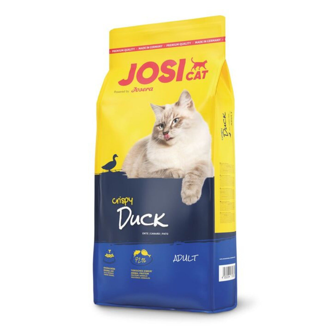 Josera JosiCat Adult Crispy Duck, Katzen Trockenfutter - Woofshack
