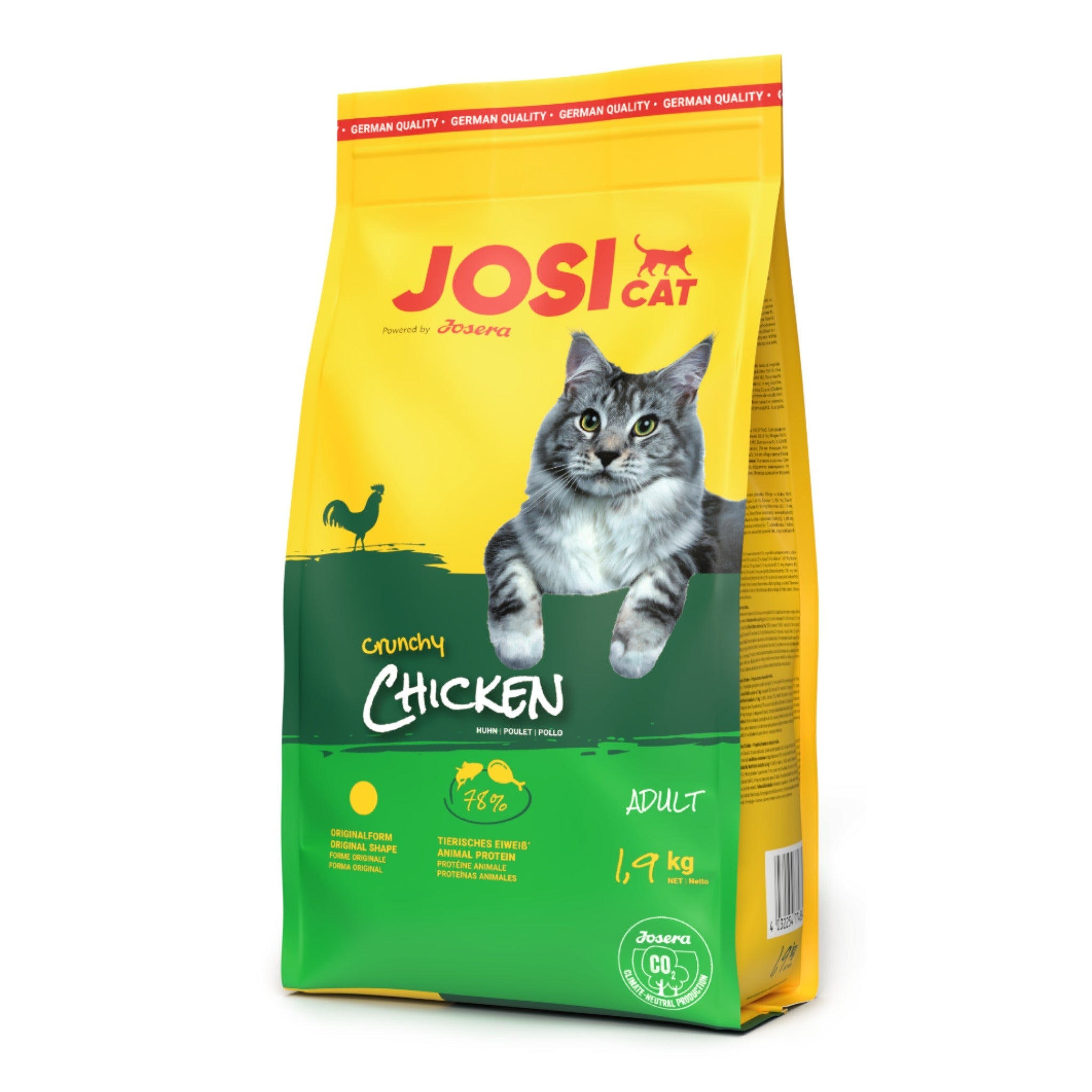 Josera JosiCat Adult Crunchy Chicken, Katzen Trockenfutter - Woofshack