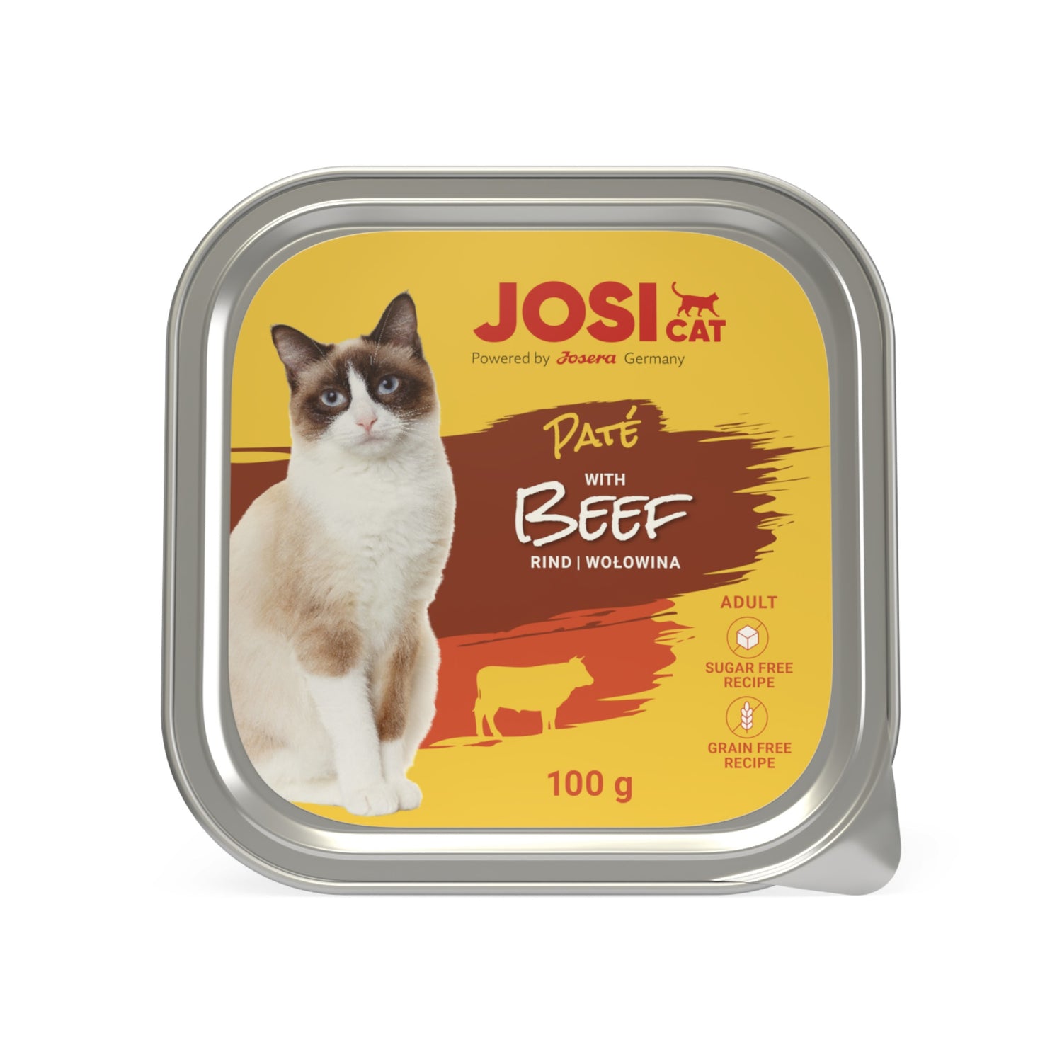 Josera JosiCat Adult Paté with Beef, Katzen Nassfutter
