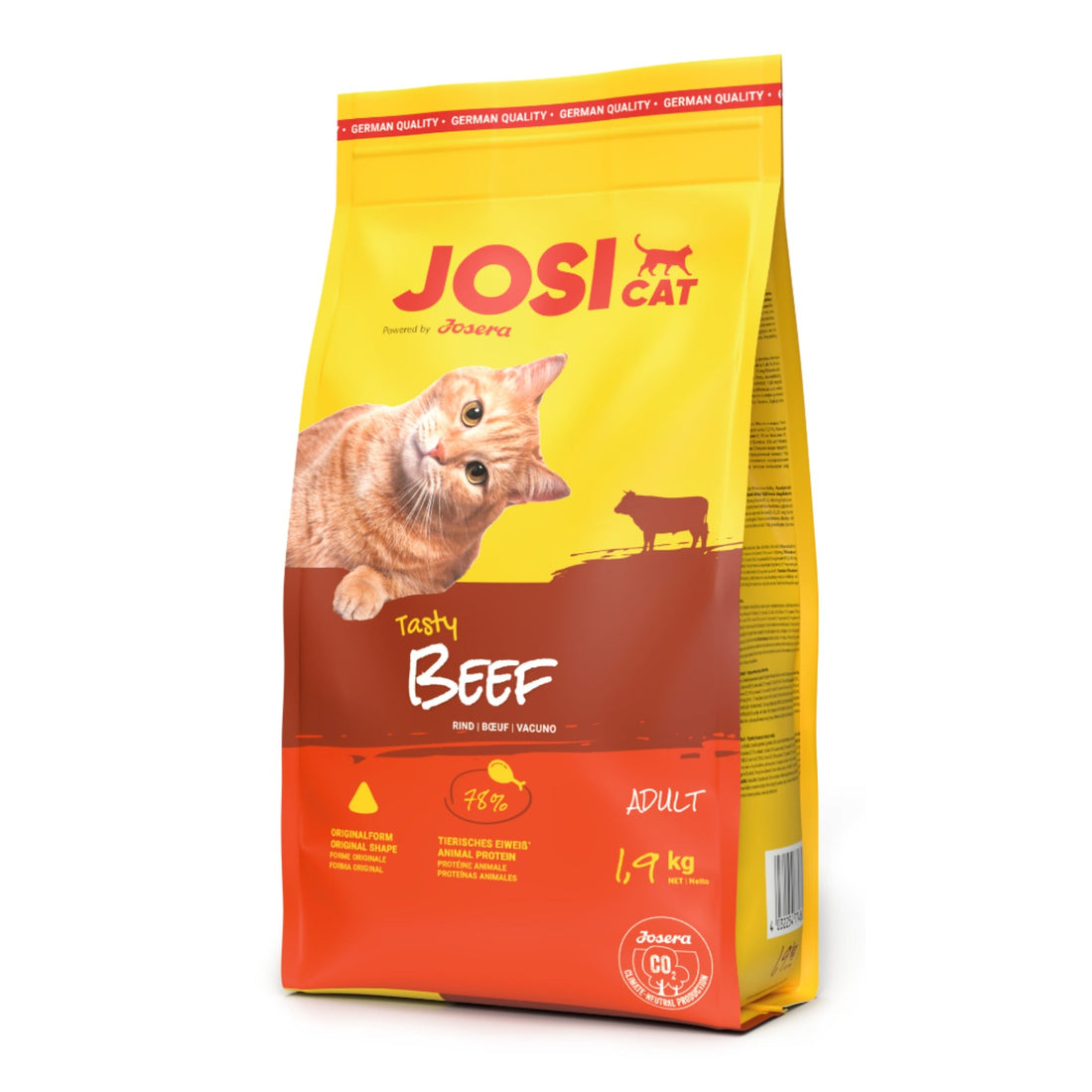Josera JosiCat Adult Tasty Beef, Katzen Trockenfutter - Woofshack