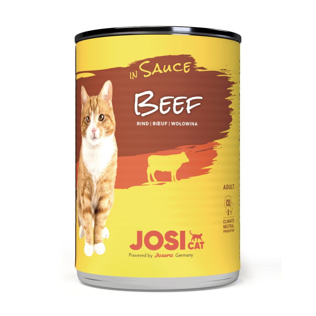 Josera JosiCat Adult Beef in Sauce, Katzen Nassfutter
