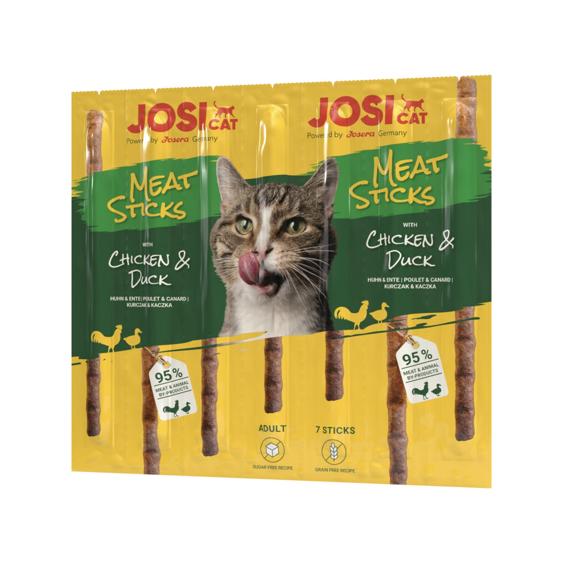 Josera JosiCat Meat Sticks Chicken &amp; Duck, Katzensnack - Woofshack