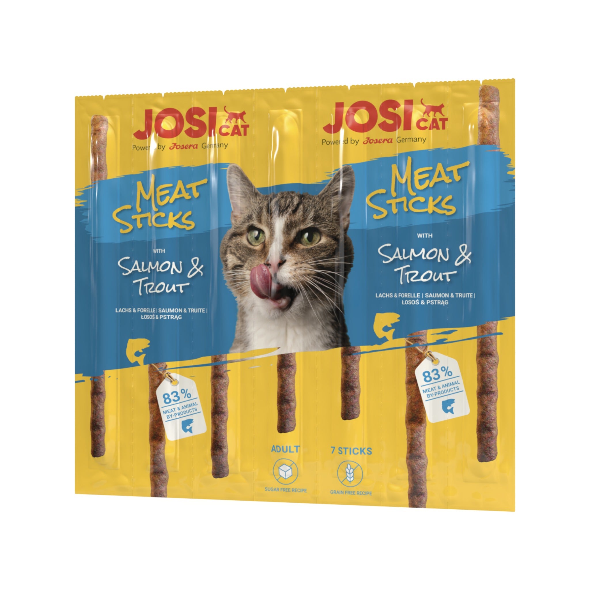 Josera JosiCat Meat Sticks Salmon &amp; Trout, Katzensnack