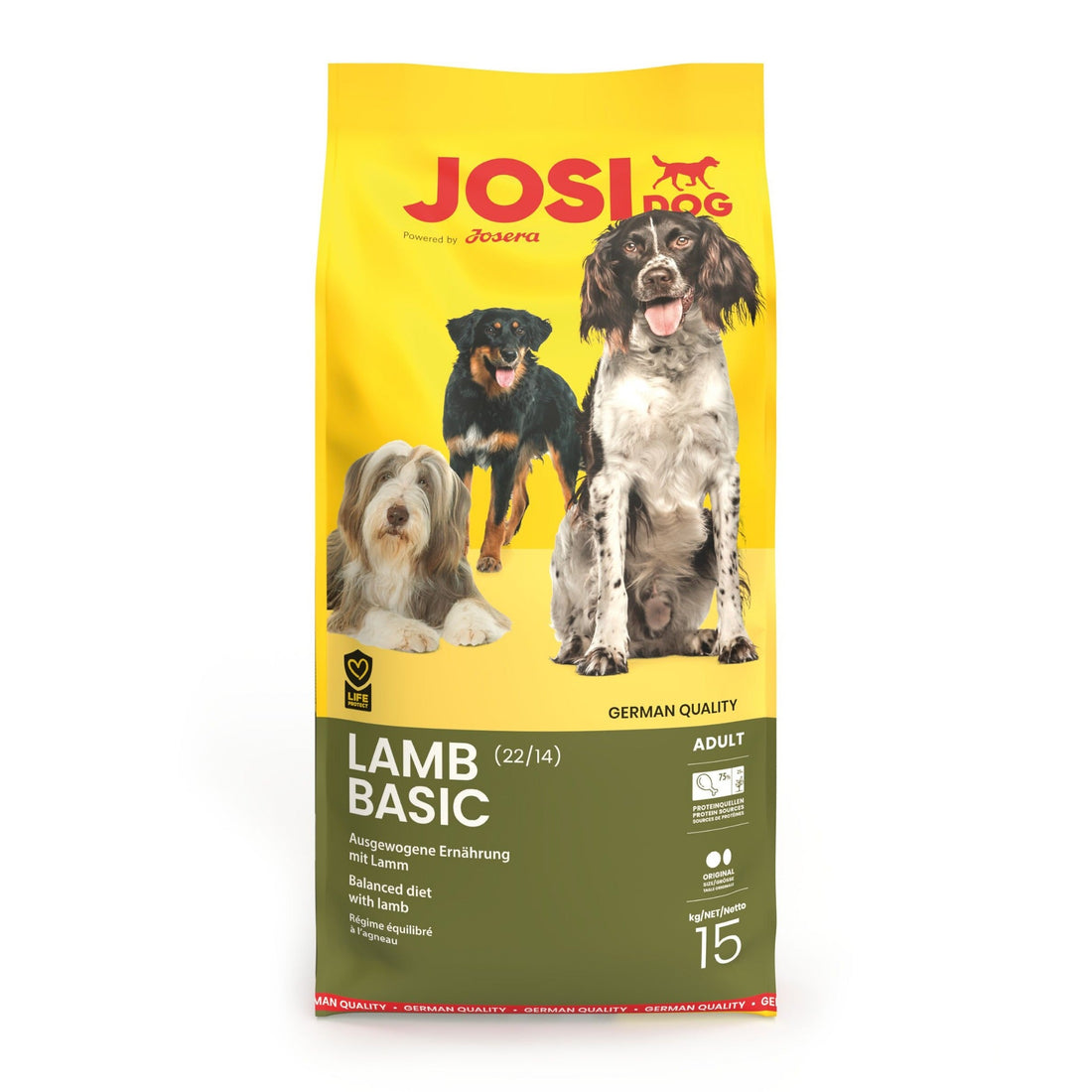 Josera JosiDog Adult Lamb Basic, Hunde Trockenfutter - Woofshack