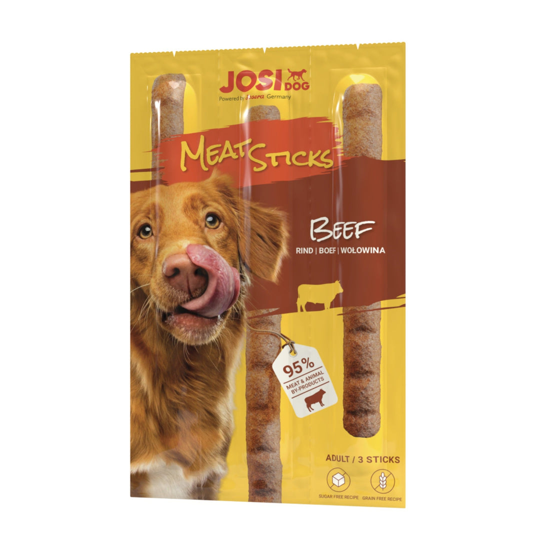 Josera JosiDog Meat Sticks Beef, Hundesnack - Woofshack