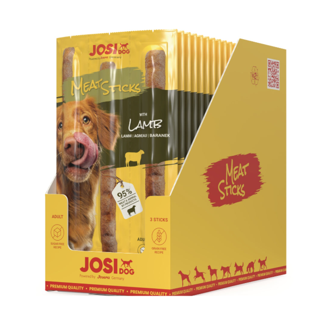 Josera JosiDog Meat Sticks Lamb, Hundesnack