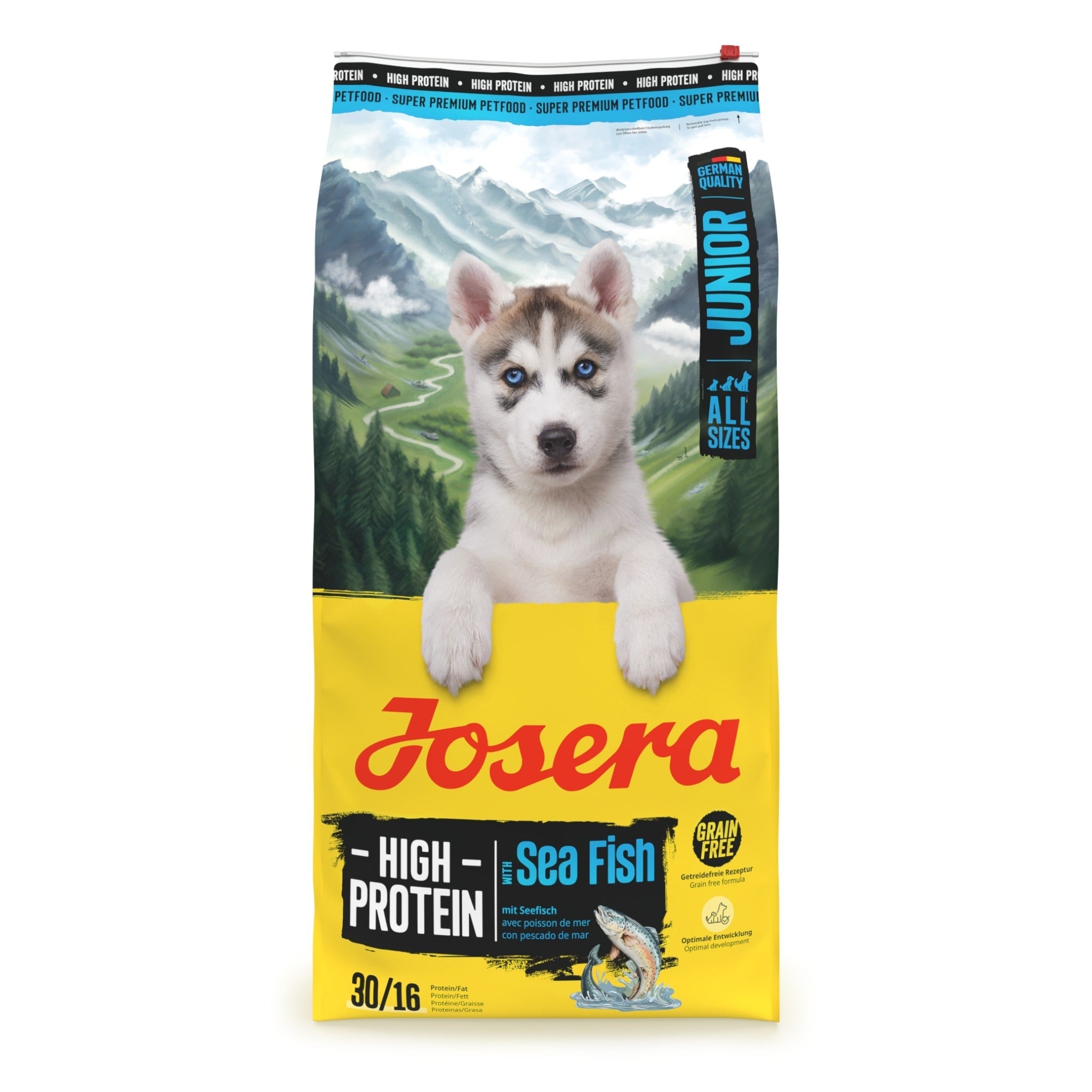 Josera Junior High Protein Sea Fish, Welpen Trockenfutter - Woofshack