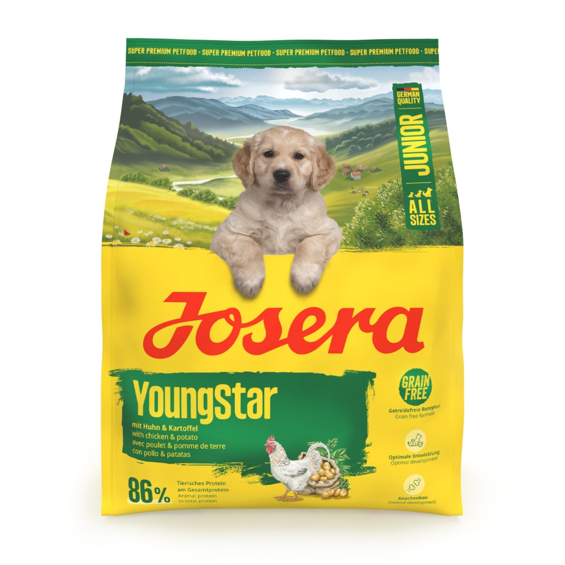 Josera Junior Youngstar Grain Free, Welpen Trockenfutter - Woofshack