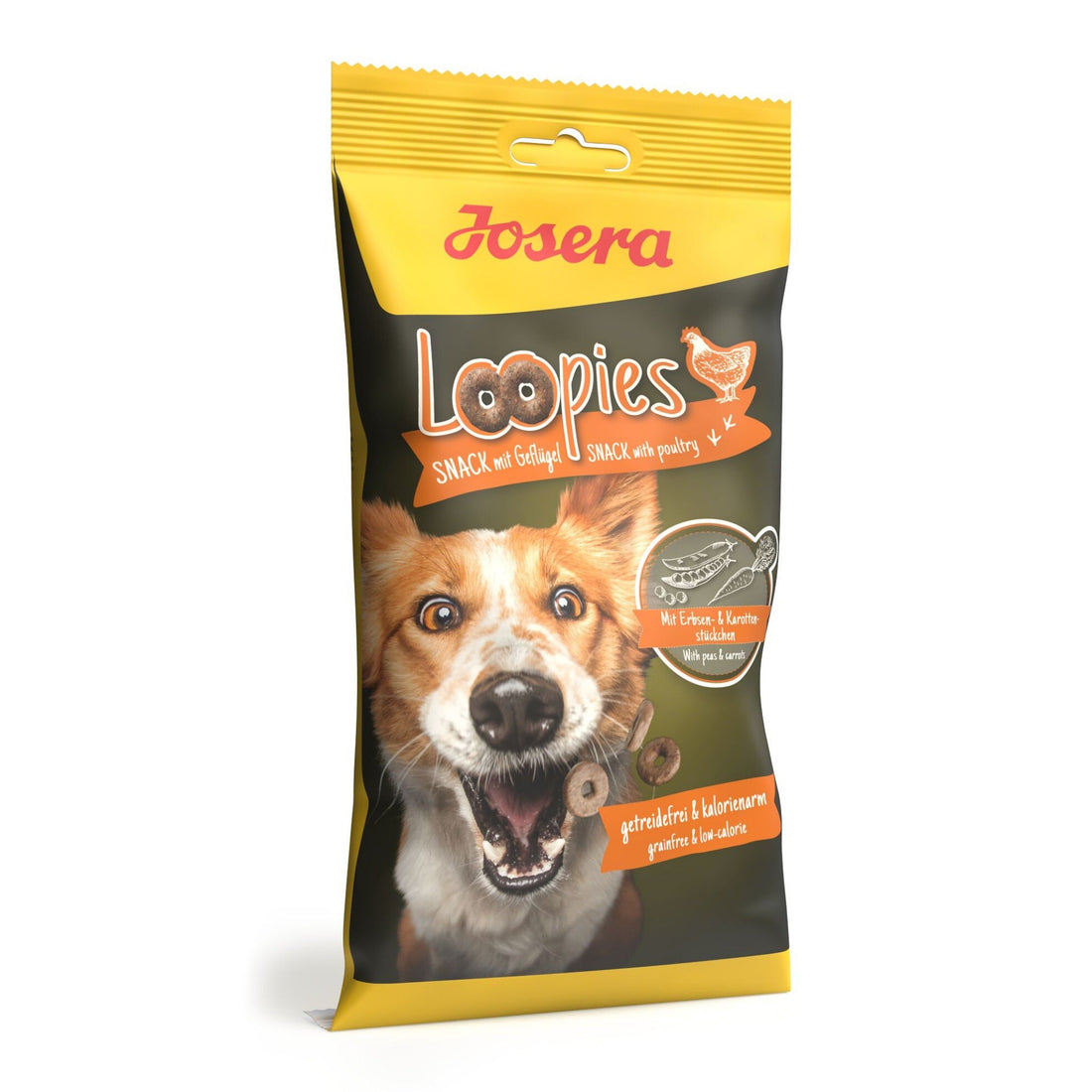 Josera Loopies mit Geflügel, Getreidefreier Hundesnack - Woofshack