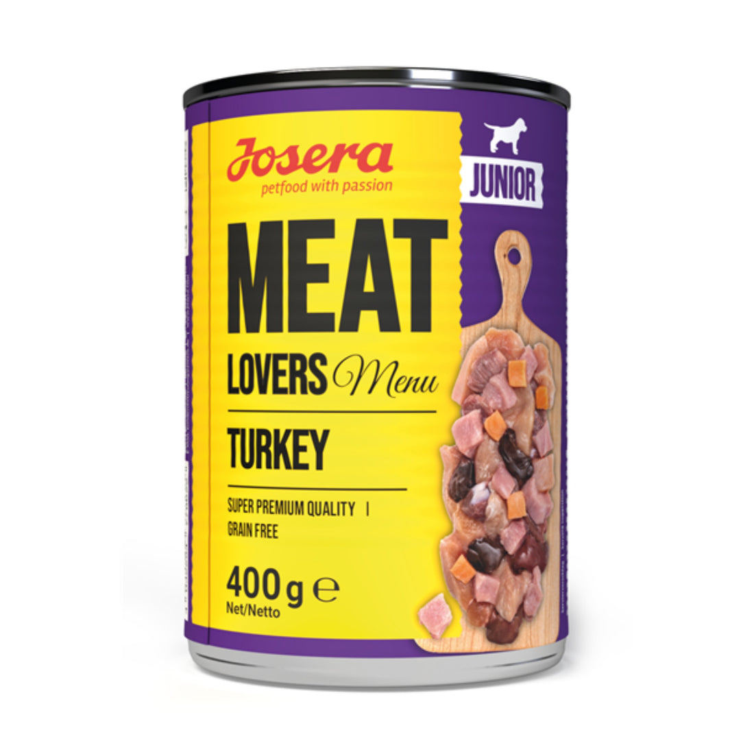 Josera Meat Lovers Junior Menu Turkey, Welpen Nassfutter