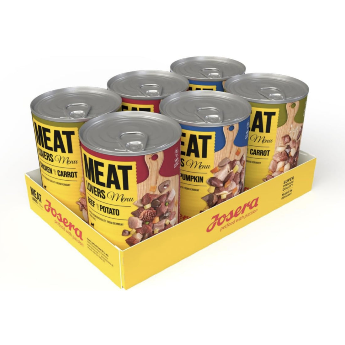 Josera Meat Lovers Menu Multipack, Hunde Nassfutter