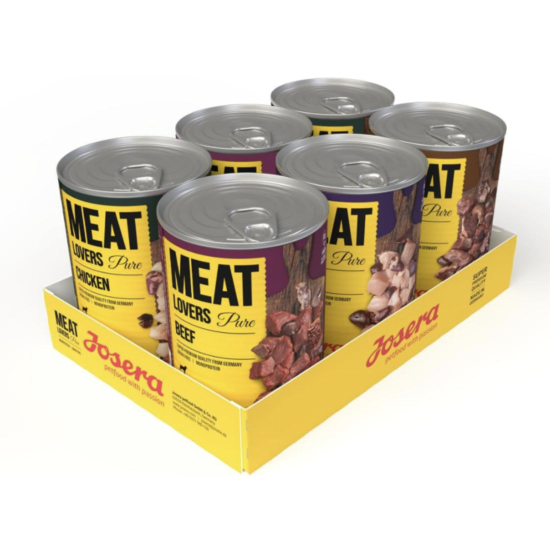 Josera Meat Lovers Pure Multipack, Hunde Nassfutter
