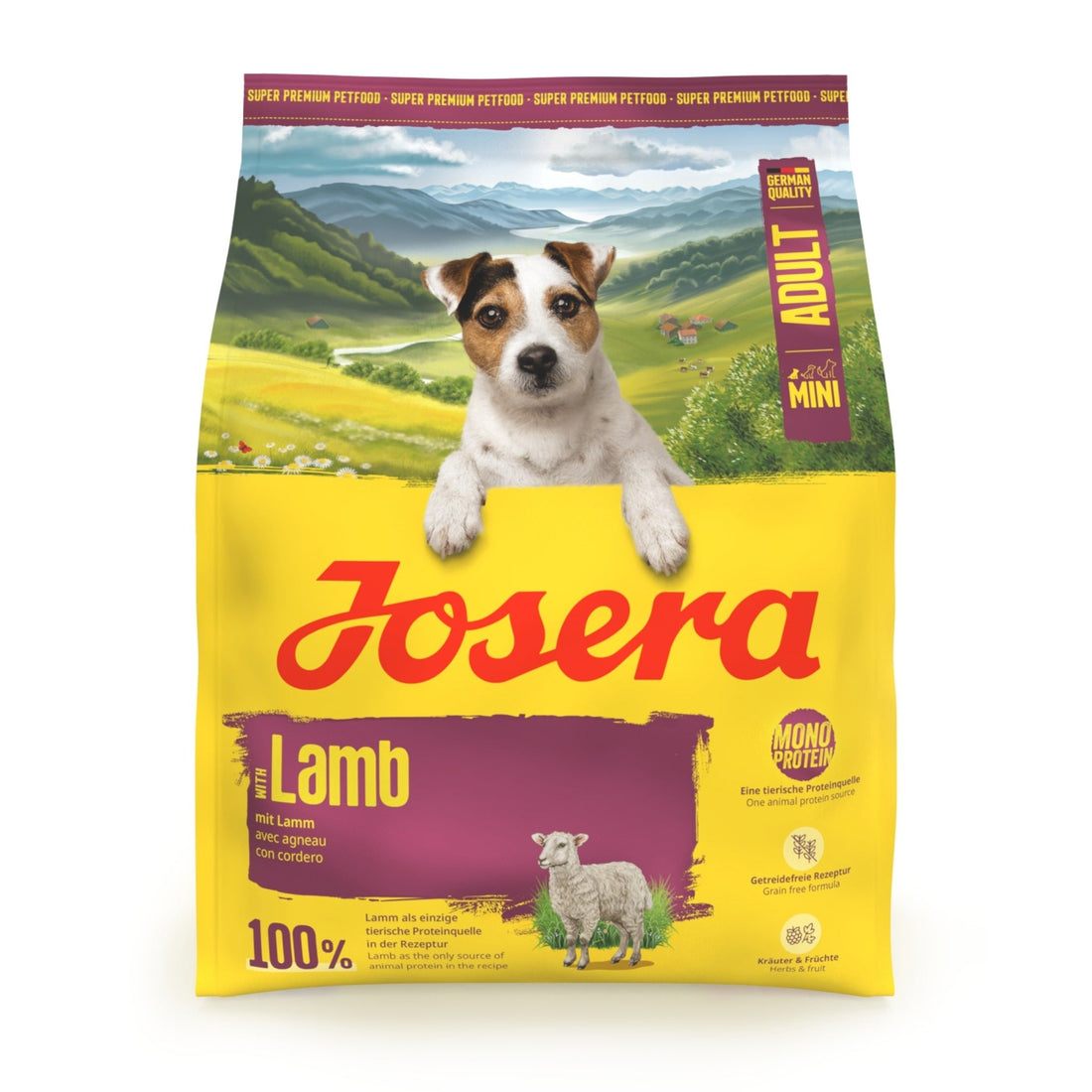 Josera Mini Adult Lamb, Hunde Trockenfutter - Woofshack