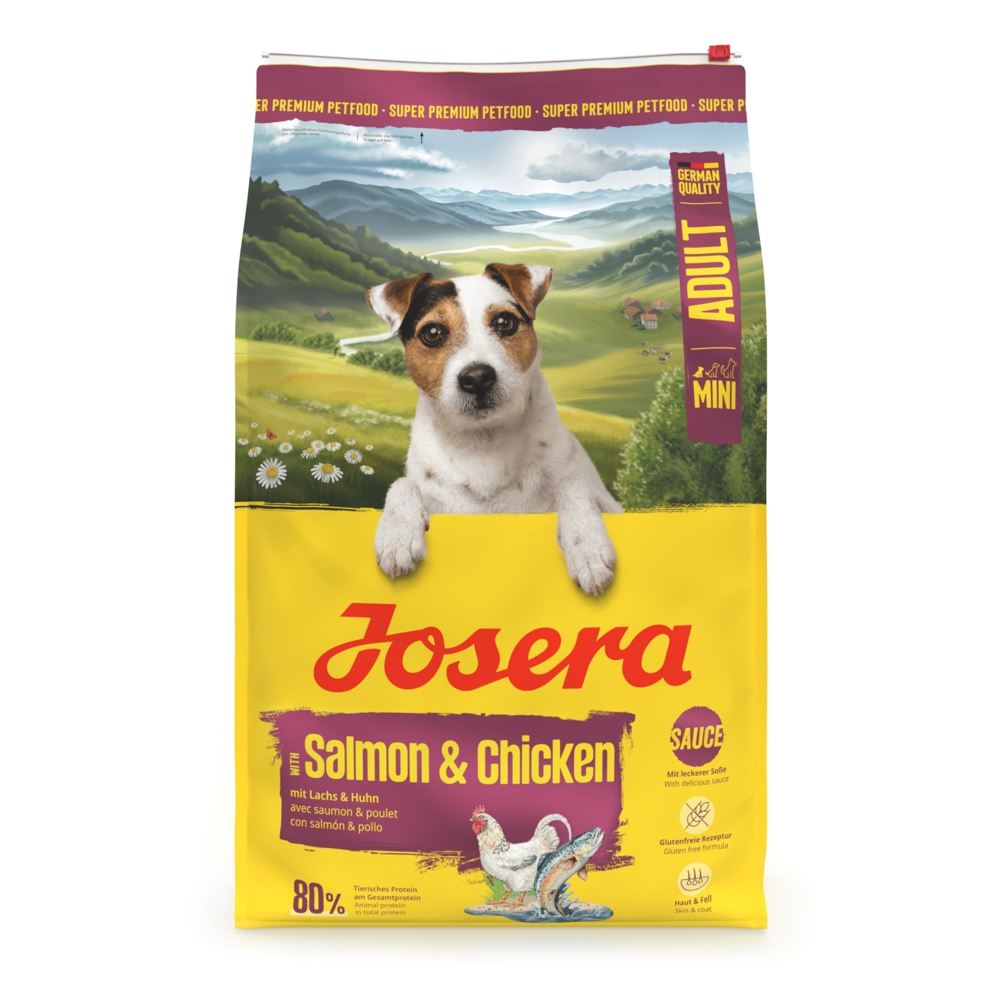 Josera Mini Adult Salmon &amp; Chicken, Hunde Trockenfutter - Woofshack