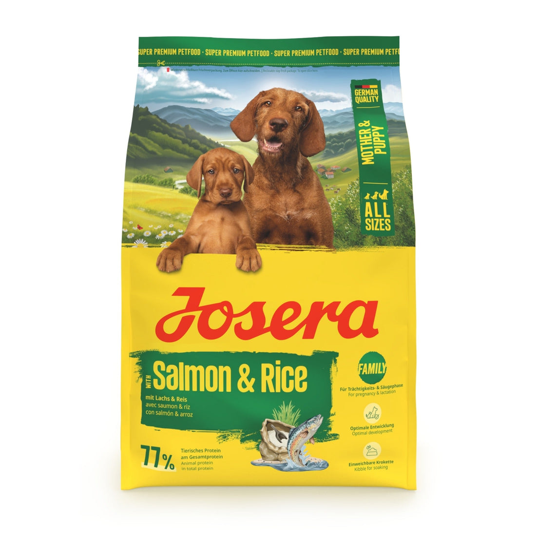 Josera Mother &amp; Puppy Salmon &amp; Rice, Hunde Trockenfutter - Woofshack