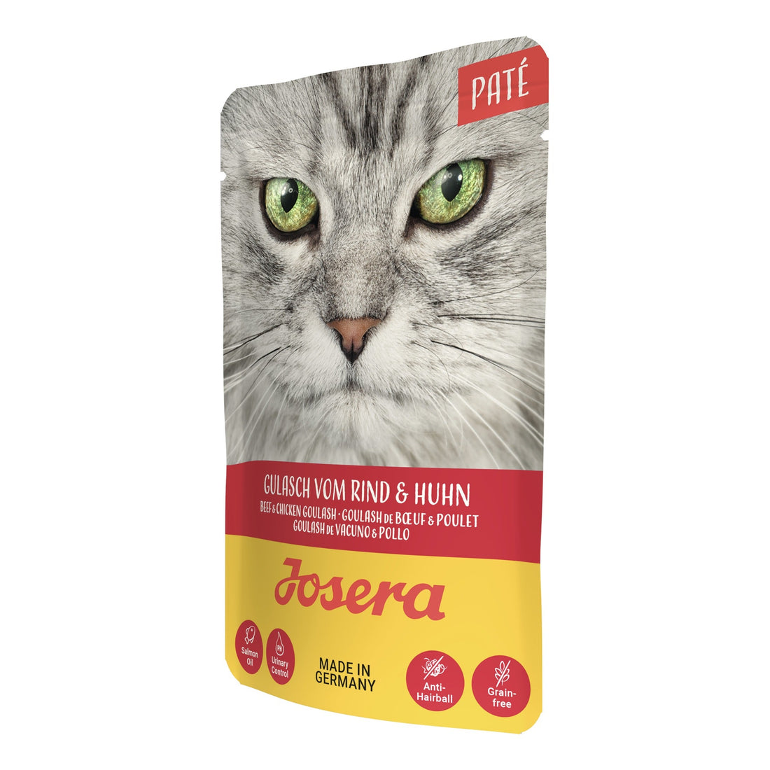 Josera Pouch Paté Gulasch vom Rind &amp; Huhn, Katzen Nassfutter - Woofshack