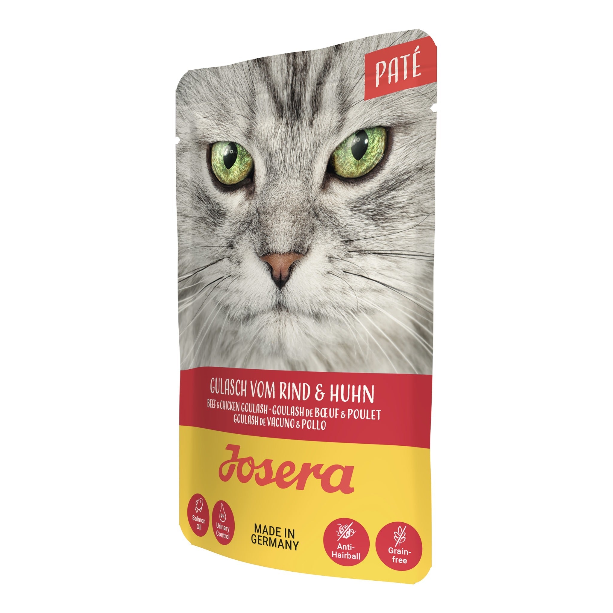 Josera Pouch Paté Gulasch vom Rind &amp; Huhn, Katzen Nassfutter - Woofshack