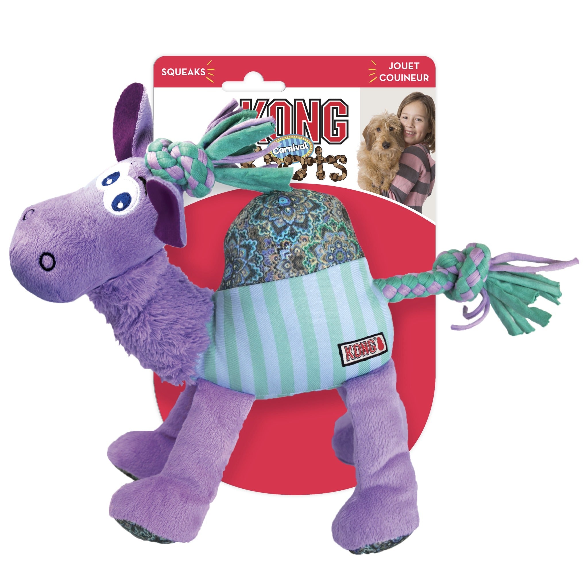 Kong Knots Carnival Camel, Hundespielzeug - Woofshack