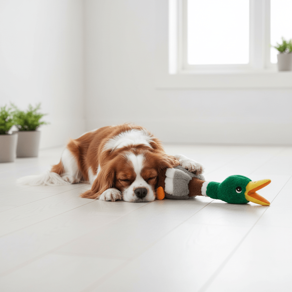 KONG Shakers Honkers Ente – Interaktives Quietsch - Hundespielzeug mit extralangem Hals für stundenlangen Schüttel - &amp; Apportierspaß - Woofshack