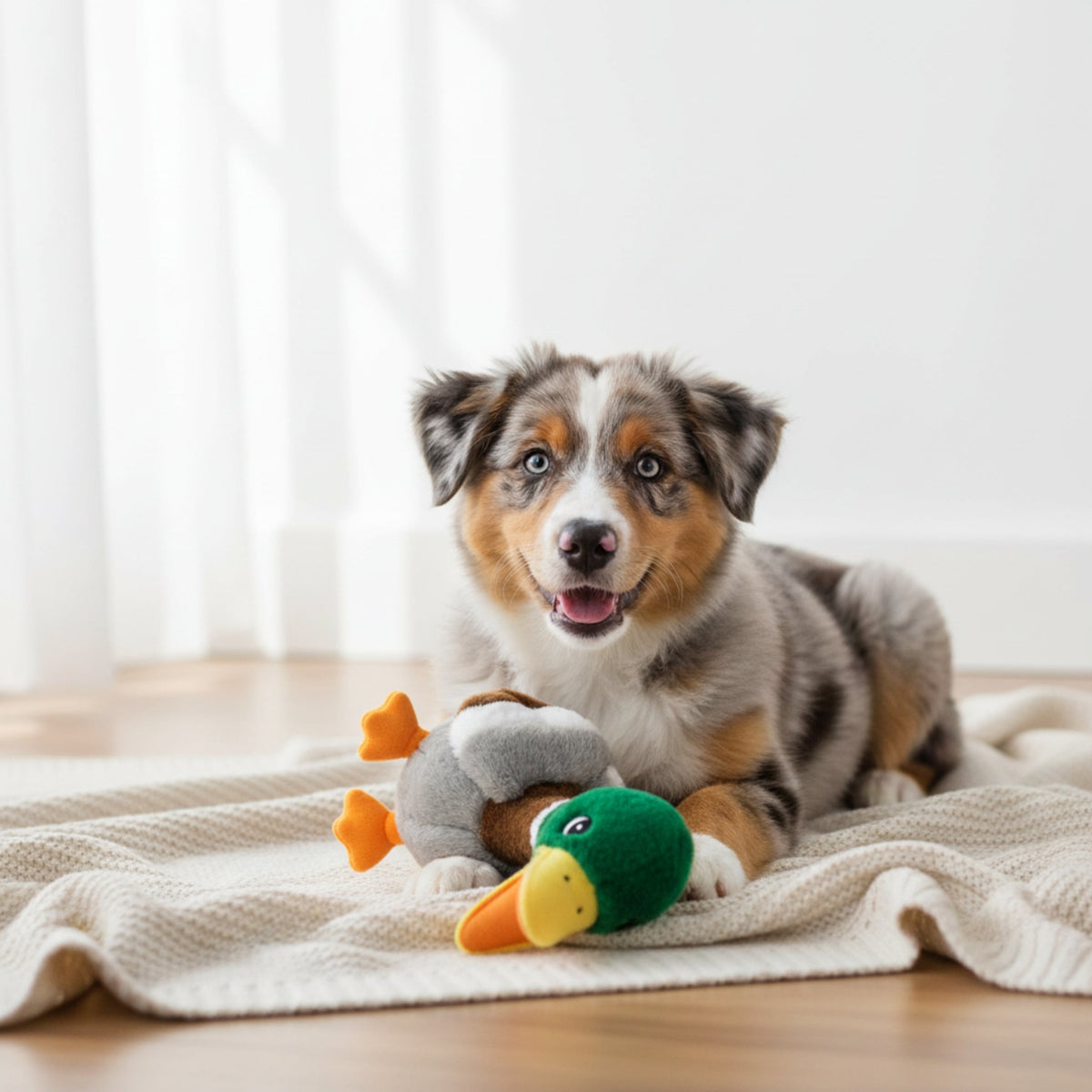 KONG Shakers Honkers Ente – Interaktives Quietsch - Hundespielzeug mit extralangem Hals für stundenlangen Schüttel - &amp; Apportierspaß - Woofshack