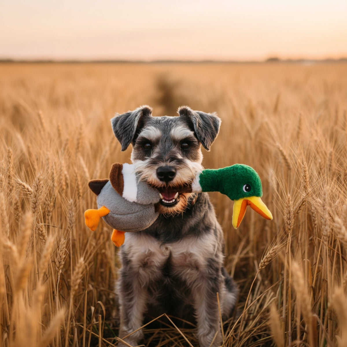 KONG Shakers Honkers Ente – Interaktives Quietsch - Hundespielzeug mit extralangem Hals für stundenlangen Schüttel - &amp; Apportierspaß - Woofshack