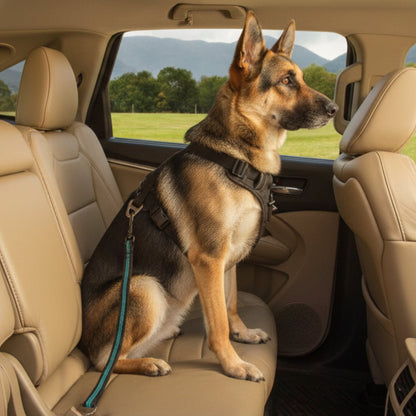 Kurgo Direct to Seatbelt Swivel Tether Hundeautogurt mit 360° Drehgelenk – Sicher im Auto mit Hund - Woofshack