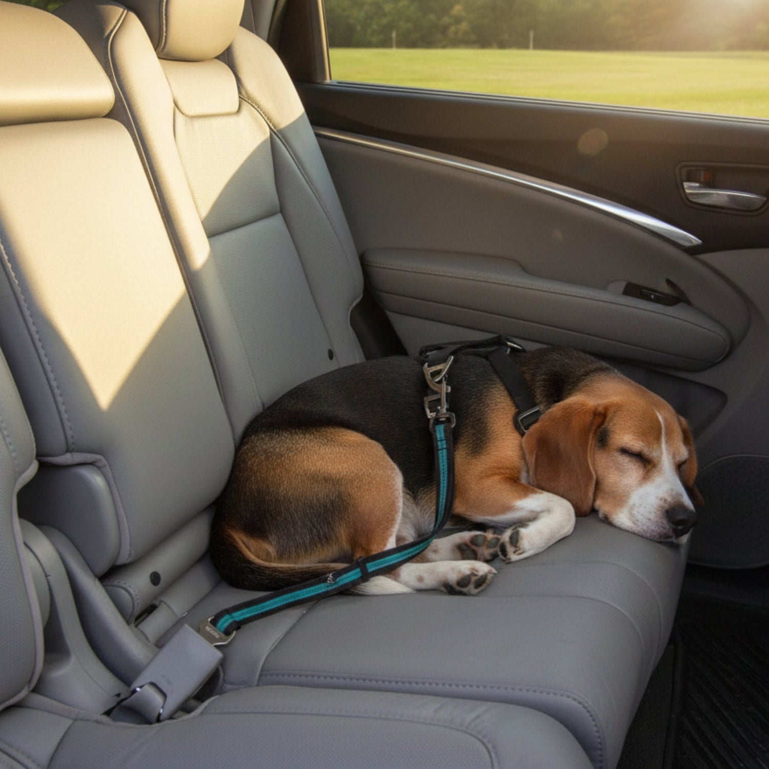 Kurgo Direct to Seatbelt Swivel Tether Hundeautogurt mit 360° Drehgelenk – Sicher im Auto mit Hund - Woofshack
