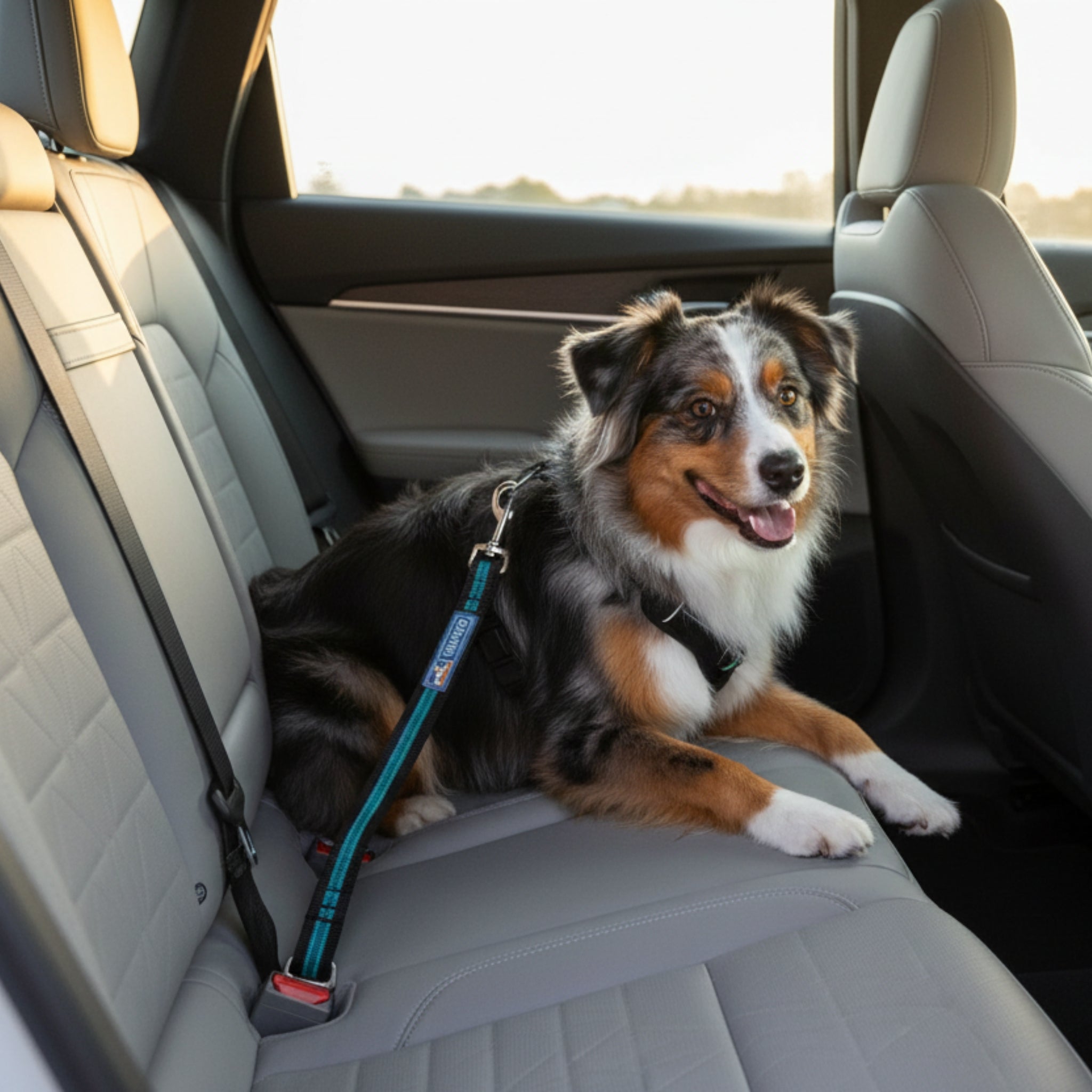 Kurgo Direct to Seatbelt Swivel Tether Hundeautogurt mit 360° Drehgelenk – Sicher im Auto mit Hund - Woofshack