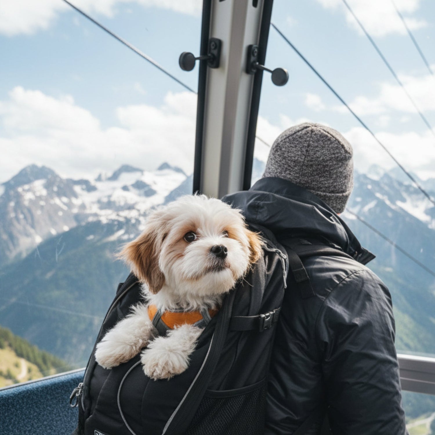 Kurgo G - Train Hunderucksack – Premium Transportrucksack mit Sicherheitsgurt - Befestigung für komfortables Reisen mit kleinen &amp; mittelgroßen Hunden - Woofshack